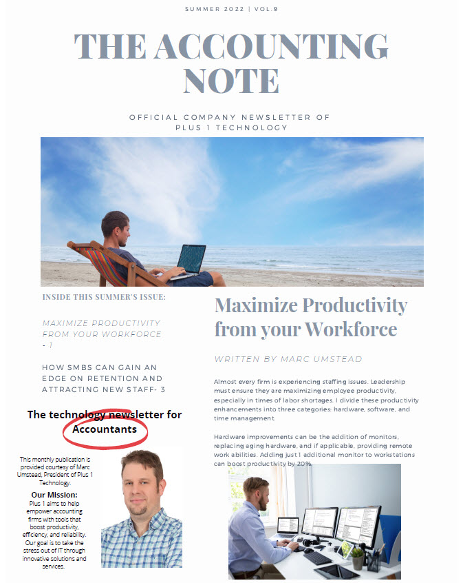 accounting newsletter Summer 2022